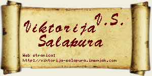 Viktorija Salapura vizit kartica